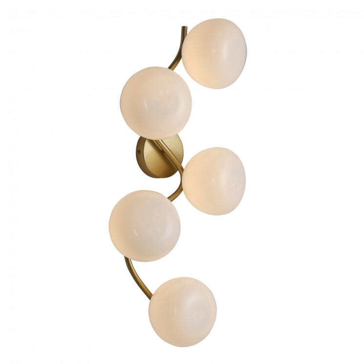 Светильник настенный ST Luce Латунь/Белый G9 5*5W 4000K         SL1519.301.05