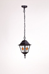 Подвесной уличный светильник YAOHUALUX 79905MlgY Bl QUADRO M lead GLASS