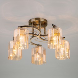 Потолочный светильник Eurosvet 30124/5 античная бронза Susan