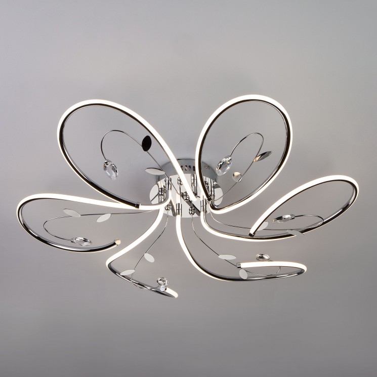 Потолочный светильник Eurosvet 90082/6 хром Venzel