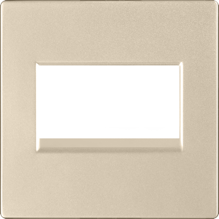 Накладка для двойной розетки Еthernet RJ-45 шампань Werkel W1191111 (WL11-RJ45+RJ45-CP)