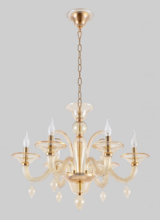 Люстра Crystal Lux CAETANO SP-PL6 AMBER