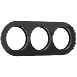 Рамка на 3 поста (Черный) W0035108 Werkel