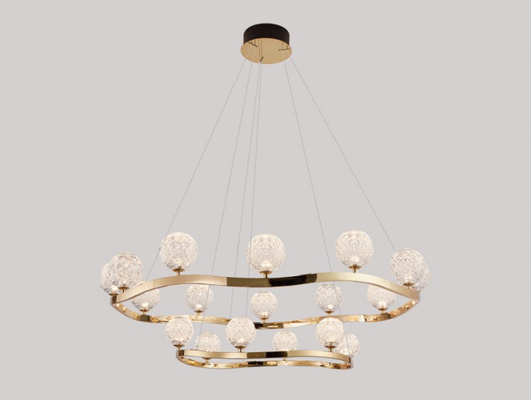 Подвесная люстра Newport 3818/S gold