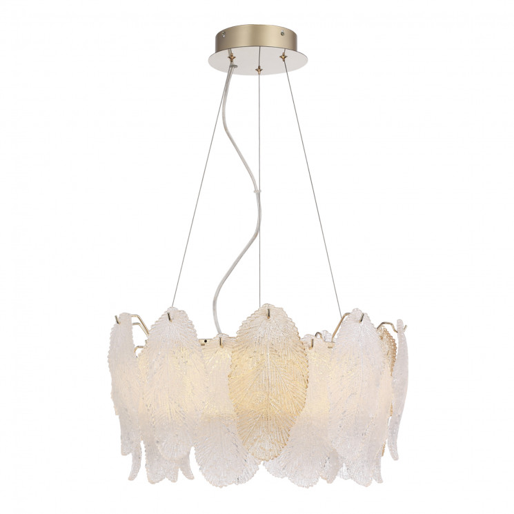 Светильник подвесной ST Luce золото/прозрачный, янтарный LED 1*30W 3000K        SL6135.203.01