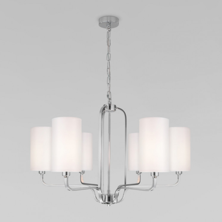 Подвесная люстра Eurosvet 60128/6 хром Purezza