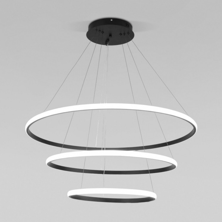 Каскадная люстра Eurosvet 90264/3 черный Collars