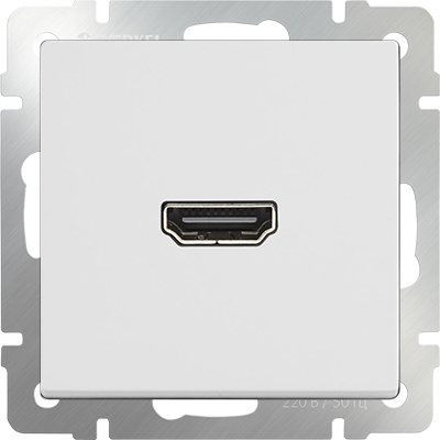 Розетка HDMI Werkel W1186001 (WL01-60-11 белый)