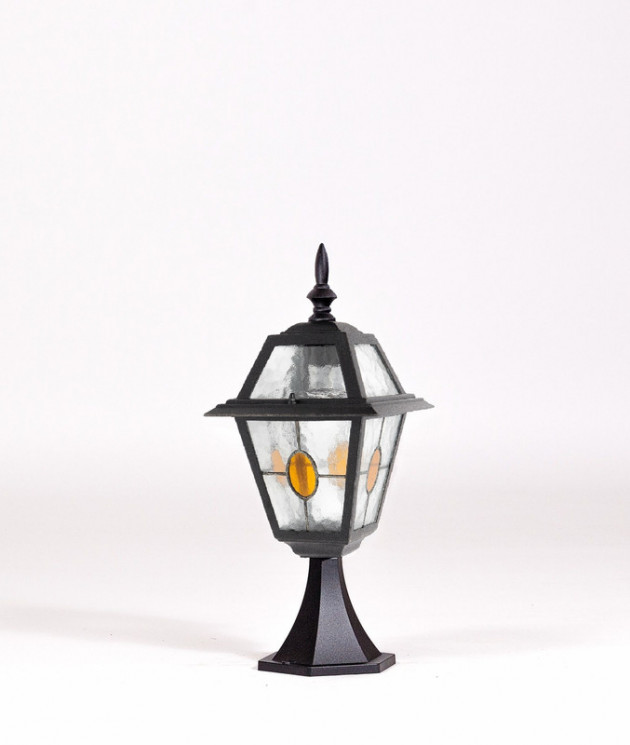 Садово-парковый светильник YAOHUALUX 91104 lgY Bl FARO lead GLASS