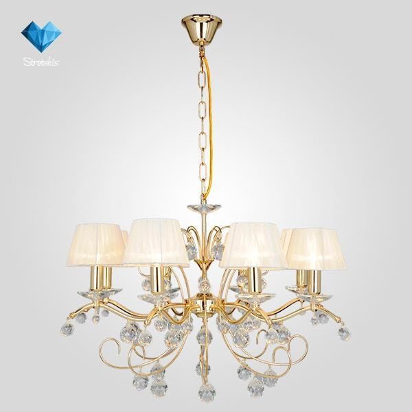 Люстра Eurosvet 10058/8 золото/прозрачный