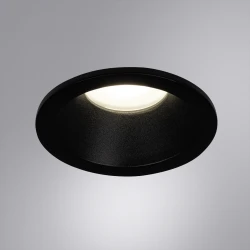 Светильник точечный встраиваемый Arte Lamp HELM A2869PL-1BK 1хGU10 Диаметр 8,5 см Глубина 5,7-8 см
