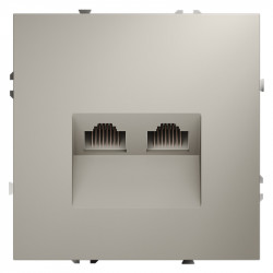 Розетка компьютерная VOLTUM VLS060203 кашемир