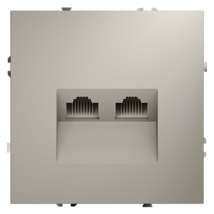 Розетка компьютерная VOLTUM VLS060203 кашемир