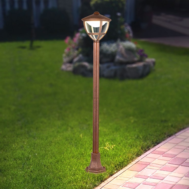 Уличный светодиодный светильник Elektrostandard Gala F брауни GL LED 3001F