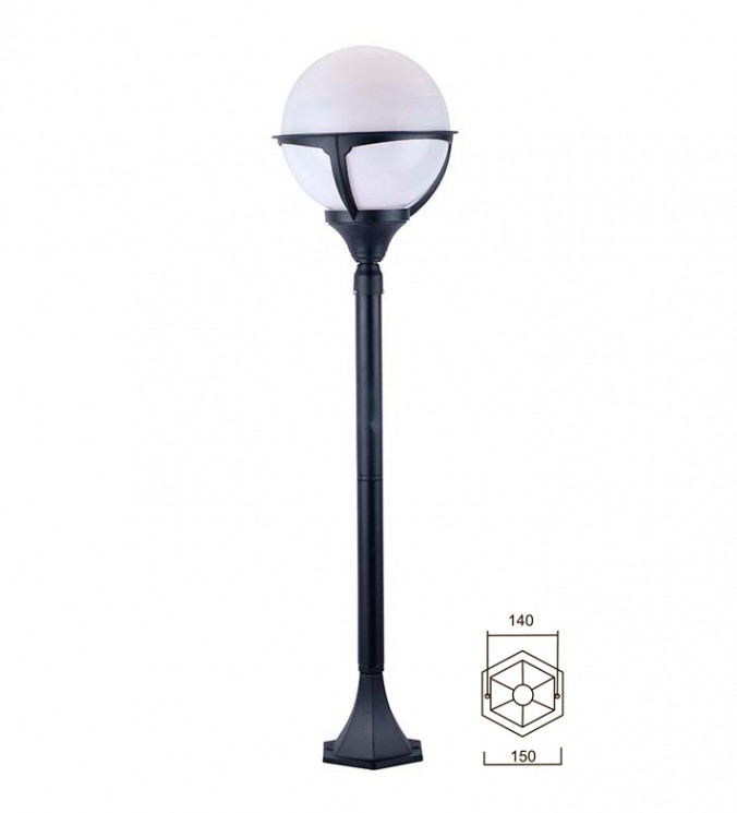 Светильник уличный ArteLamp A1496PA-1BK