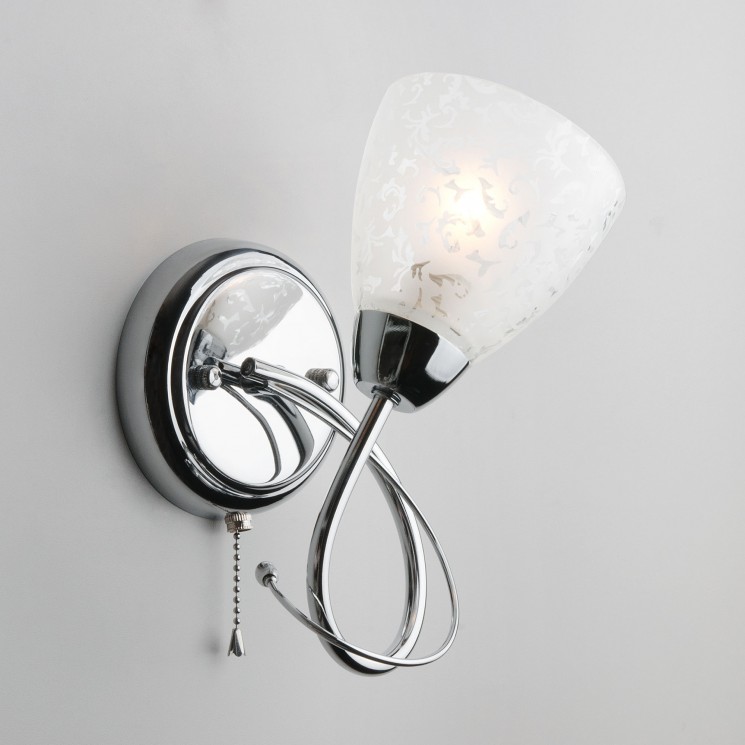 Настенный светильник Eurosvet 30130/1 хром Natalie