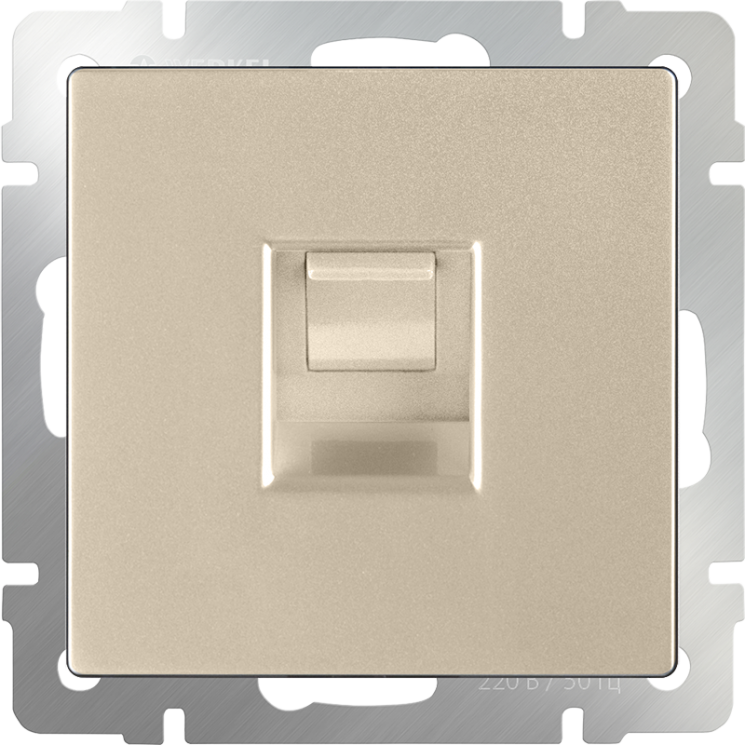 Розетка Ethernet RJ-45 шампань Werkel W1181011 (WL11-RJ-45)