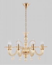 Люстра Crystal Lux CAETANO SP-PL8 AMBER