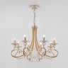 Подвесной светильник  Eurosvet Alexandria 60057/8 белый с золотом