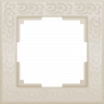 Рамка на 1 пост Flock (слоновая кость) Werkel W0012303