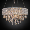 Каскадная люстра Eurosvet 10115/5 хром/прозрачный хрусталь Strotskis Kira