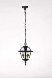 Подвесной уличный светильник YAOHUALUX 91105 lgG Bl FARO lead GLASS