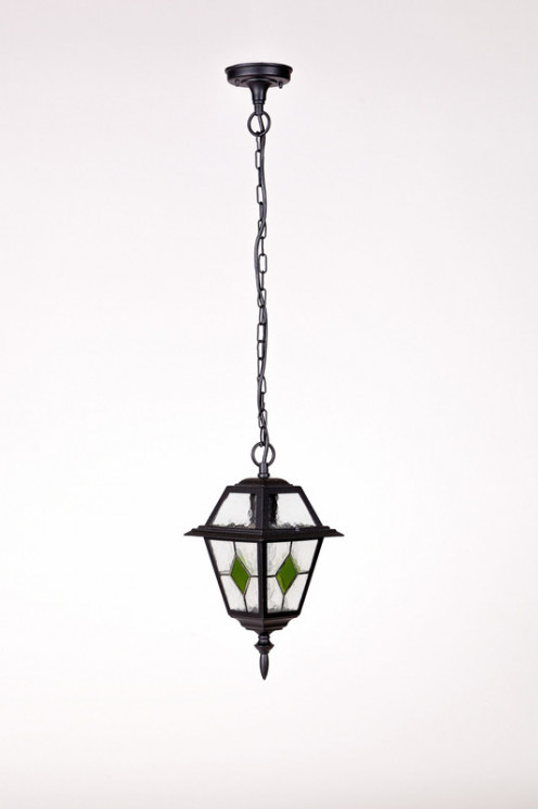 Подвесной уличный светильник YAOHUALUX 91105 lgG Bl FARO lead GLASS