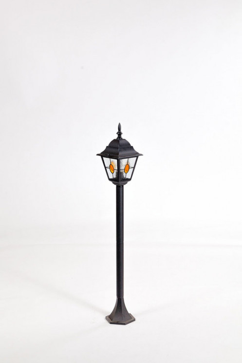 Садово-парковый светильник YAOHUALUX 79906MlgY Bl QUADRO M lead GLASS