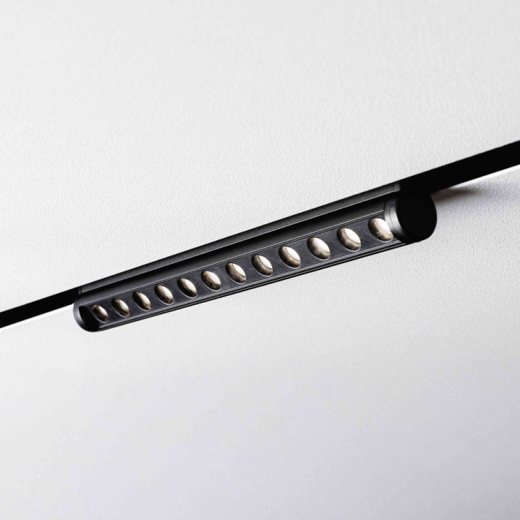 Магнитный трековый светильник MKL-104-12W4K-B Черный 243x22x67, 48V, 12W 960 lm 4000 К 36°, LED Osram, CRI>90 Mikami Terra