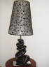 Настольная лампа с абажуром Манхеттен 540-006, высота 67 см 1хЕ27 Керамика/органза