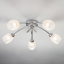 Потолочный светильник Eurosvet 30127/5 хром Rigina