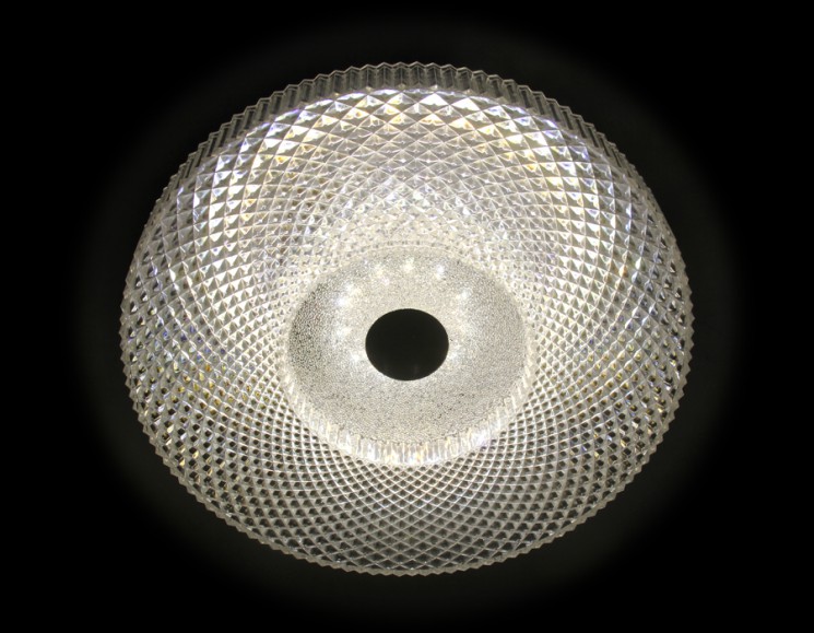 Управляемый светодиодный светильник Ambrella light ORBITAL CRYSTAL  F97 CL 72W D490