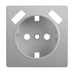 Накладка  для розетки USB cеребряный рифленый Werkel W1179509 (WL09-USB-CP)