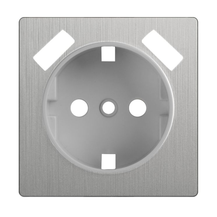 Накладка  для розетки USB cеребряный рифленый Werkel W1179509 (WL09-USB-CP)