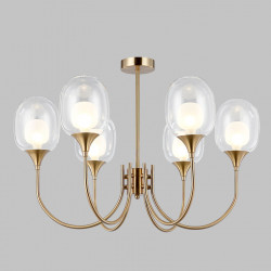 Подвесной светильник Eurosvet 70217/6 латунь Spritz