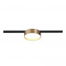 Магнитный трековый светильник SUPER5 ST Luce  Латунь LED 1*12W 4000K 500Lm Ra>80 100° IP20 D113xH34 24V   ST670.346.12