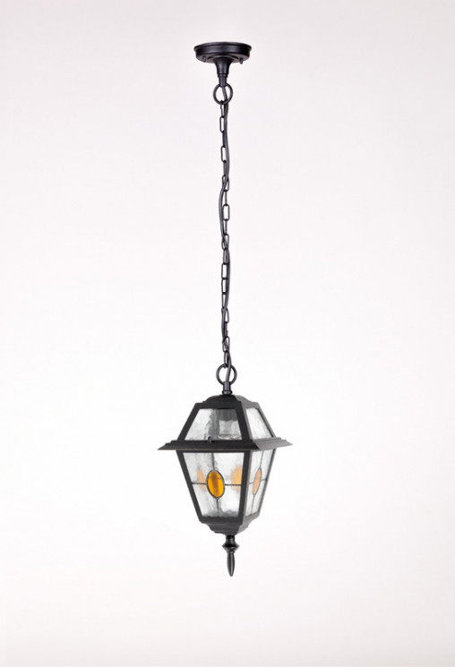 Подвесной уличный светильник YAOHUALUX 91105 lgY Bl FARO lead GLASS