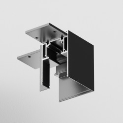 Угловой коннектор Gravity накладной Maytoni Technical TRX010CL-21B Magnetic track system Gravity