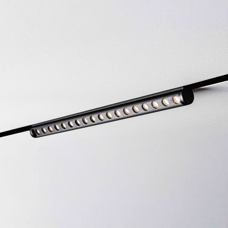 Магнитный трековый светильник MKL-104-18W3K-B Черный 357x22x67, 48V, 18W 1260 lm 3000 К 36°, LED Osram, CRI>90 Mikami Terra