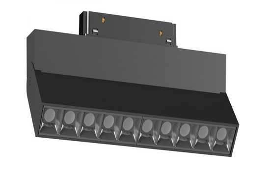 Светильник светодиодный Magnetic-S48 20W Черный корпус , 3000К, 100lm/w , CRI > 95, 270х35х100mm 23162