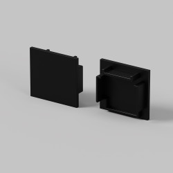 Комплект заглушек Maytoni Technical (для профиля 25×22) 2 шт., ALM-2522-B-EC 642066