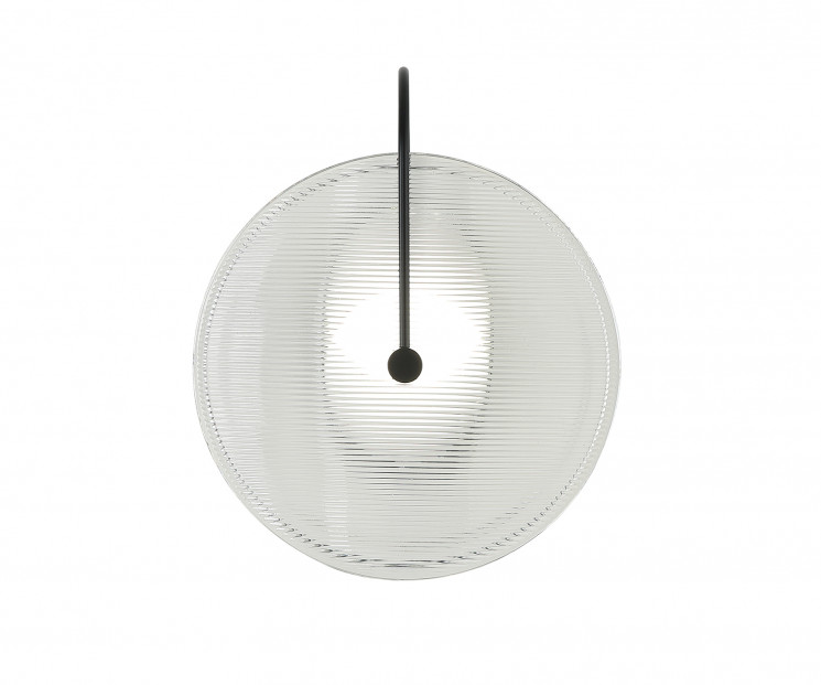 Kink Light 08438-2,19(21) Настенный светильник Мелисса черный/прозрачный d25 h30 Led 8W (4000K)