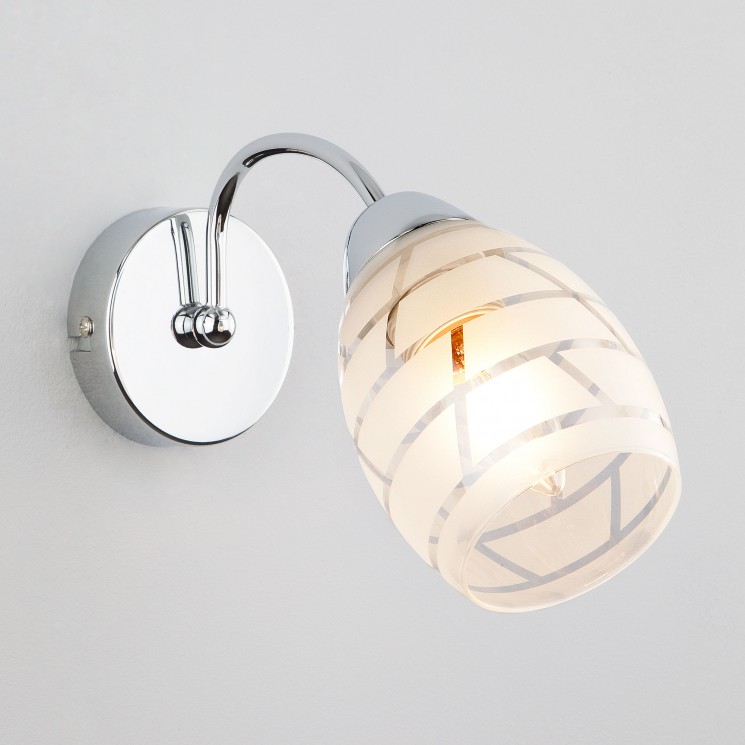 Настенный светильник Eurosvet 30127/1 хром Rigina