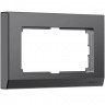 Рамка для двойной розетки Stark (графит матовый) W0081864 Werkel