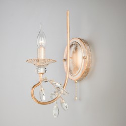 Настенный светильник  Eurosvet Alexandria 60057/1 белый с золотом