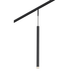 Магнитный трековый светильник SUPER5 ST Luce  Черный LED 1*3W 3000K 100Lm Ra>90 36° IP20 D18xH310 24V   ST672.433.03