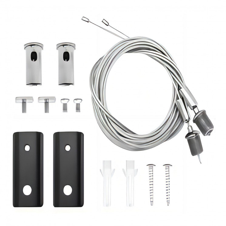 Комплект тросовых подвесов ST Luce Черный           ST068.409.12