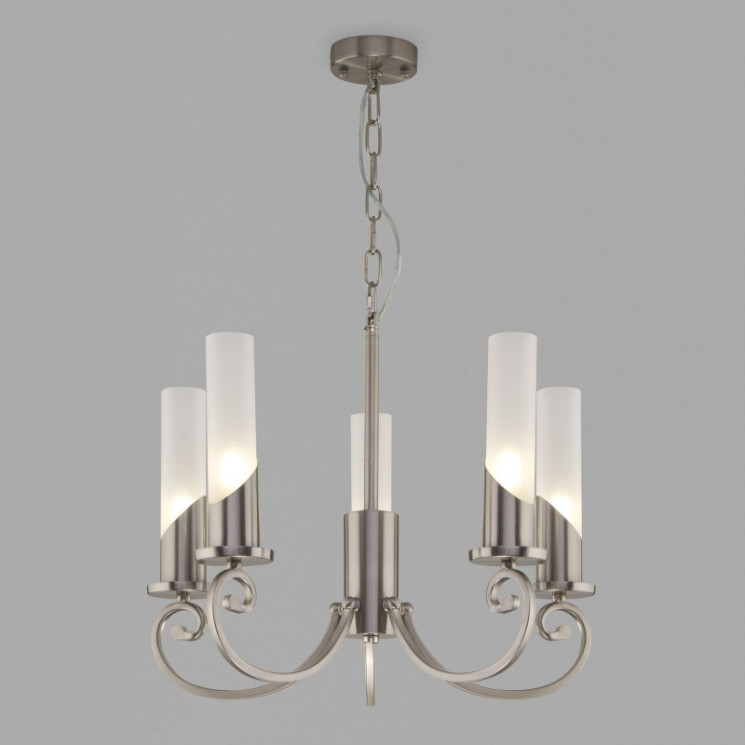 Подвесная люстра Eurosvet 60117/5 никель Banci