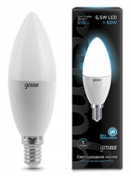 Лампа Gauss 103101207 LED Candle E14 6.5W 4100К