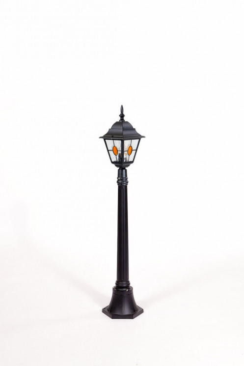 Садово-парковый светильник YAOHUALUX 79907MlgY Bl QUADRO M lead GLASS